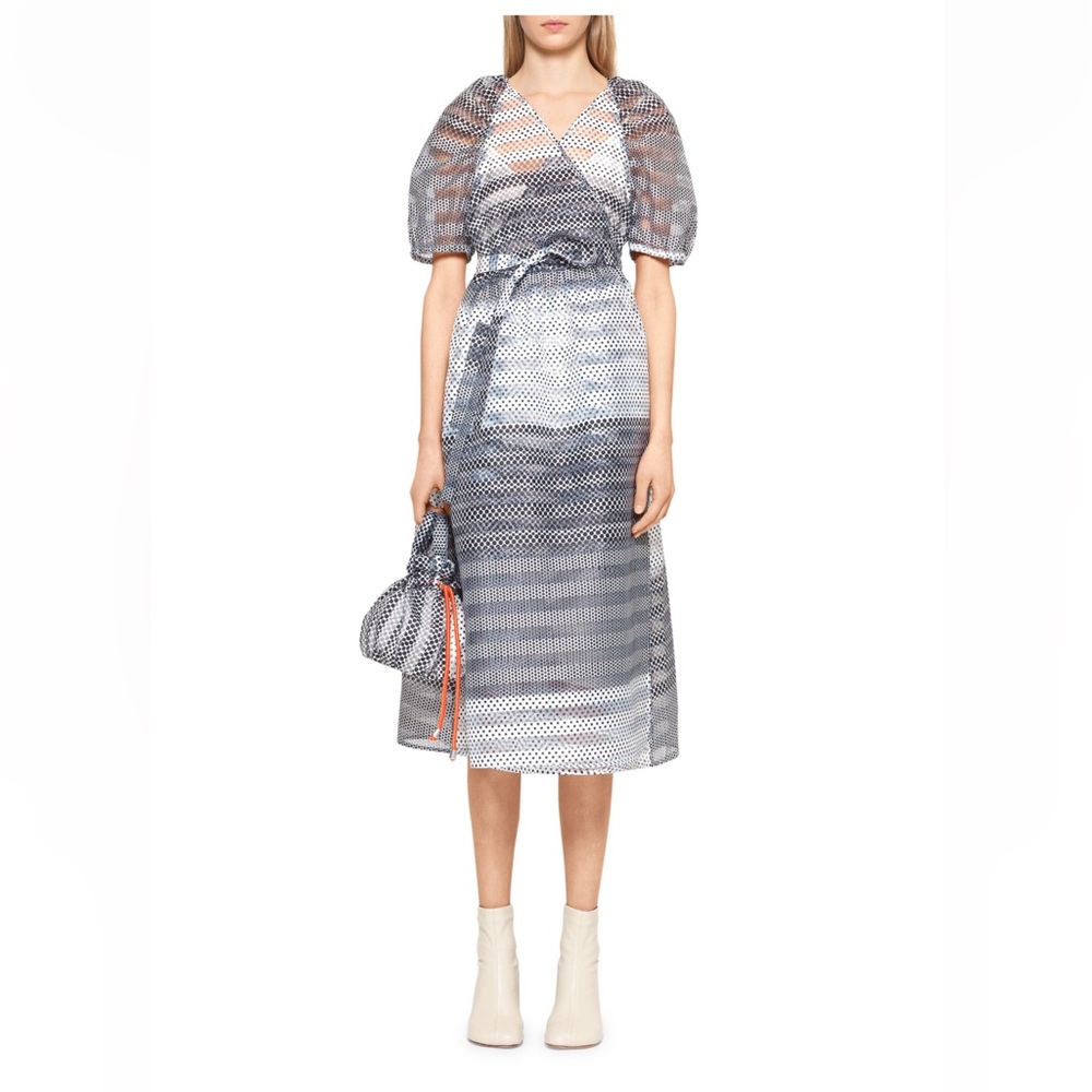 Baum und Pferdgarten Adalaine Polka Dot Midi Dress NWT